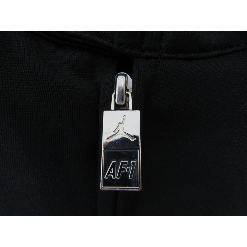 Vtg Air Jordan AF-1 Track Jacket Mens 3XL Black Full Zip Air Force 1 Jumpman y2k - Picture 7 of 15